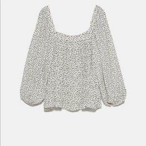 Zara Polka Dot Blouse